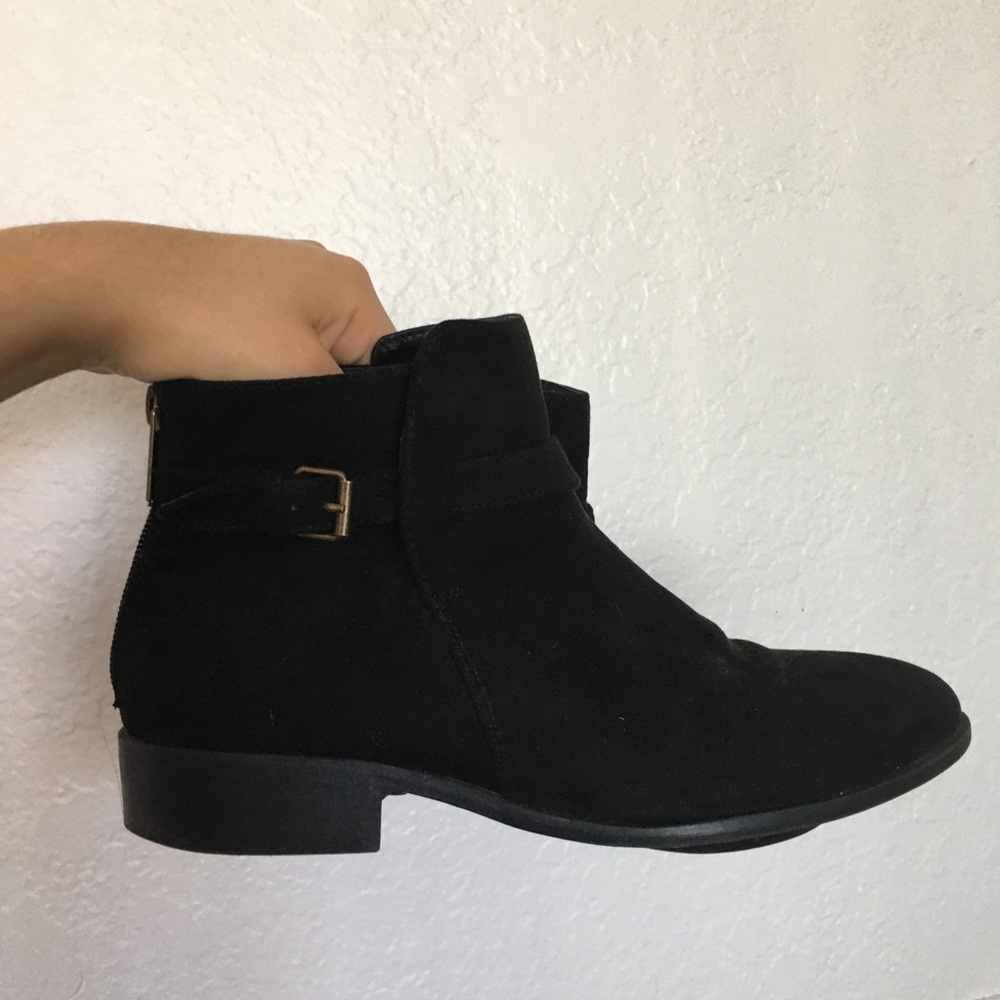 Black booties